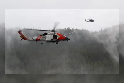 Helikopter Coast Guard Jatuh di Alaska Selatan, Empat Kru Selamat
