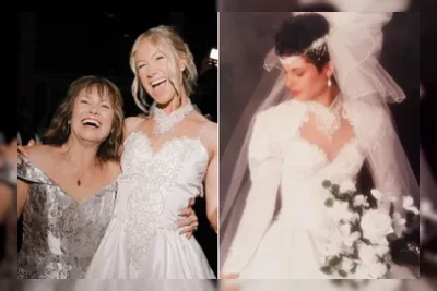 Viral: Gaun Pernikahan Ibu Tahun 1991 Disulap Jadi Minidress Modern