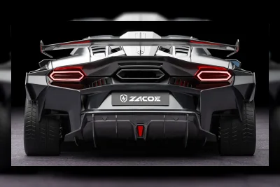 Zacoe Rilis Body Kit Lebar untuk Lamborghini Temerario, Tambah 5,5 Inci