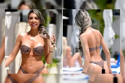 Farrah Abraham Pamer Bikini Animal Print Saat Berenang