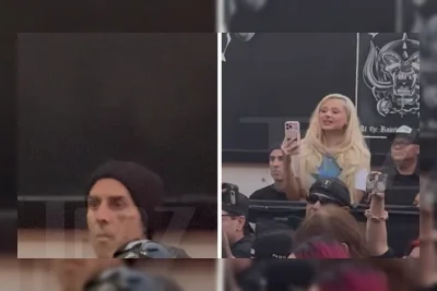 Travis Barker dan Alabama Dukung Landon di Konser L.A.