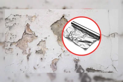 Tes Sederhana dengan Aluminium Foil untuk Mendeteksi Sumber Kelembaban Dinding