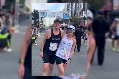 Viral! Pasangan Ini Pilih Lari 21 Km di Pagi Hari Sebelum Menikah