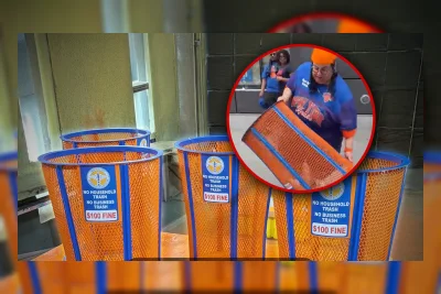 Pencurian Tempat Sampah Knicks Viral, Dinas Sanitasi NYC Adakan Giveaway