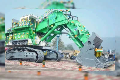 India Ubah Ekskavator Diesel 650 Ton Jadi Listrik, Retrofit Lebih Unggul?