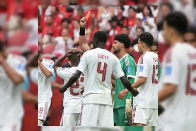FIFA Hukum Gelandang Qatar Madibo Lima Laga karena Tekel Brutal