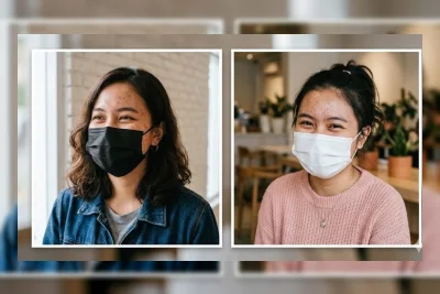 Sering Pakai Masker Hitam Bikin Jerawat Makin Parah? Ini Penjelasan Dokter Spesialis Kulit