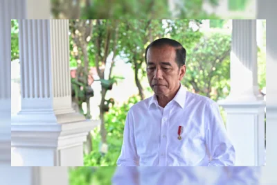 Safari Politik Jokowi di Lampung Dihadang Aksi Ibu-Ibu Berbaju Hitam