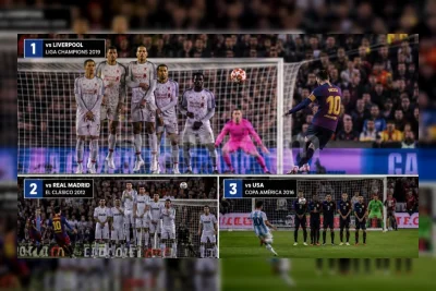 Video 5 Gol Free Kick Terbaik Lionel Messi: 71 Gol Lewat Tendangan Bebas