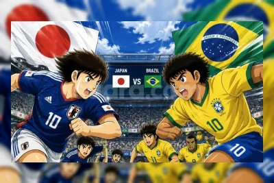 Dari Anime ke Dunia Nyata: Duel Jepang vs Brasil Seperti Episode Terakhir Captain Tsubasa