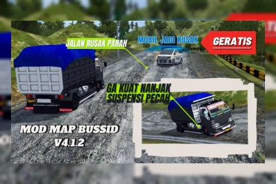 17 Mod Map BUSSID Ekstrim Jalan Rusak Parah Terbaru 2026