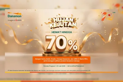 HUT Ke-70, Danamon Tebar Promo Cashback hingga Diskon Selama Juli