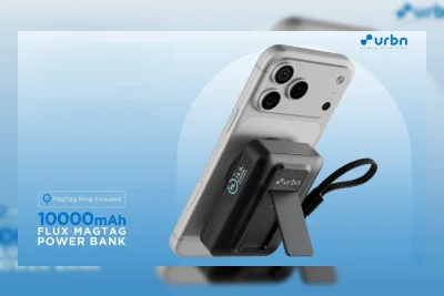 URBN Flux Qi2 MagTag Power Bank 10000mAh Resmi Dirilis di India
