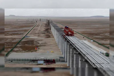 China Bangun Rel Kereta 1.800 Km di Gurun Gobi untuk Dominasi Rantai Pasok Mineral