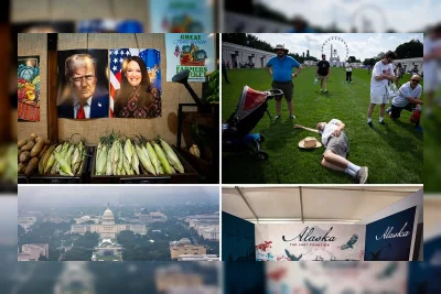 Trump Klaim Great American State Fair Penuh, Foto Buktikan Sebaliknya