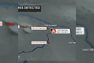 Kebakaran Hutan di Northwest Territories Paksa Evakuasi Fort Simpson dan Wrigley