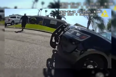 Bodycam Perlihatkan Pria Bersenjata Pisau Berlari ke Arah Deputi LASD Sebelum Ditembak