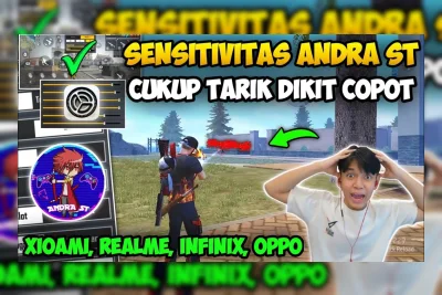 Settingan Sensivitas FF ala Andra ST, Paling Enak Buat Headshot