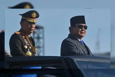 Prabowo Jadi Inspektur Upacara HUT ke-80 Bhayangkara di Cikeas