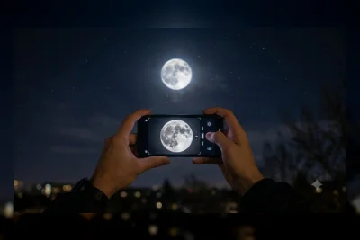 4 HP Kamera Telephoto Terbaik 2026 untuk Memotret Bulan dengan Detail Jelas