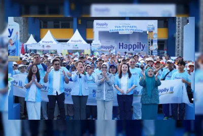Happily Day Ajak 1.000 Lansia di Bandung Tetap Aktif dan Percaya Diri