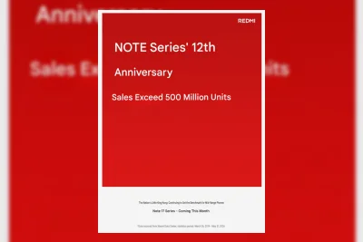 Penjualan REDMI Note Tembus 500 Juta Unit, REDMI Note 17 Segera Meluncur