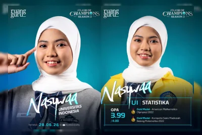 Profil Nasywaa Ramadhanti Fauzi, Peserta CoC 3 dari Statistika UI