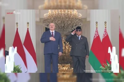 Presiden Belarus Jadi Tamu Negara Pertama Menginap di Istana Negara