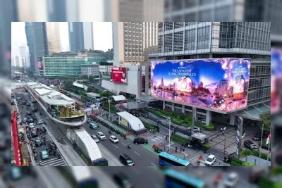 Iconic Thamrin: Billboard Digital 3D 8K Hadir di Jantung Jakarta