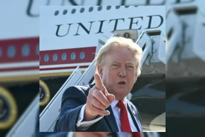 Trump Debuts Pesawat Air Force One Renovasi Rp6,4 Triliun, Perpustakaan Palsu Jadi Sorotan