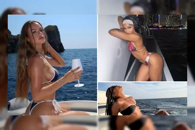 Pesona Selebriti di Atas Kapal Sambut Akhir Pekan Liburan