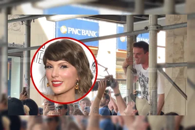 Swifties Nyanyikan 'Love Story' di Luar MSG Saat Pernikahan Taylor Swift