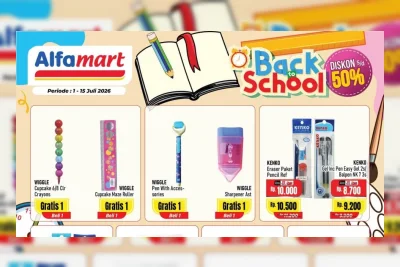 Promo Alfamart Back to School: Alat Tulis Diskon hingga 50 Persen