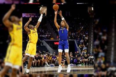 Yaxel Lendeborg Sempurna, Warriors Hancurkan Lakers di California Classic