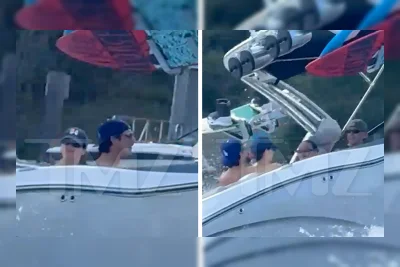 Kendall Jenner, Jacob Elordi, dan The Biebers Berlayar Saat Taylor Swift Menikah