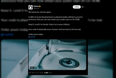 GitHub Sindir PlayStation dengan CD Repository Fisik, Microsoft Siap Kirim ke Rumah