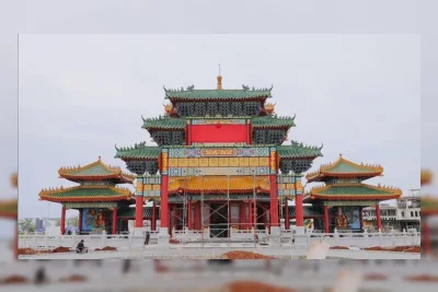 Lontong Wu Fu dan Tarian Topeng Meriahkan Perayaan Thay Shang Lao Jun di Kelenteng Tian Fu Gong