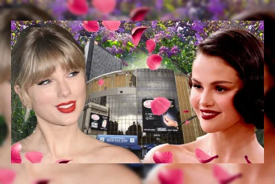 Selena Gomez Tampil Memukau dengan Gaun Emas di Pernikahan Taylor Swift