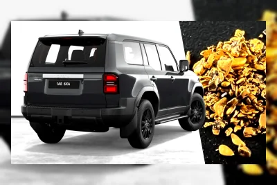 Pemburu Emas Tasmania Biayai Toyota Land Cruiser Prado dengan Emas Sungai