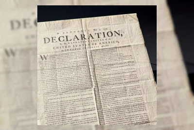 Relawan Temukan Salinan Langka Deklarasi Kemerdekaan AS 1776 di Arsip Inggris