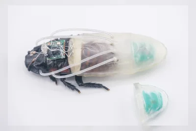 Kecoa Cyborg Kini Bisa Berenang Berkat 'Baju Selam' Cetak 3D