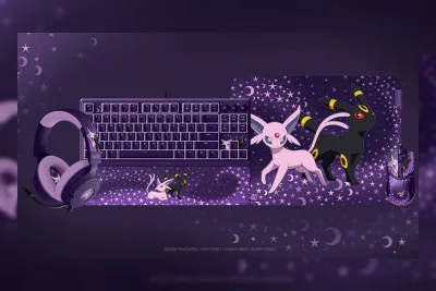 Razer Luncurkan Koleksi Espeon & Umbreon untuk Aksesori PC