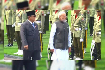 PM Modi Dapat Penghormatan Kehormatan di Jakarta Sebelum Pembicaraan Bilateral