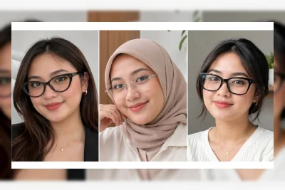 10 Bentuk Frame Kacamata yang Cocok untuk Wajah Bulat, Pipi Chubby Dijamin Auto Tirus