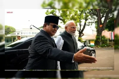 DPR Terima Kunjungan PM Modi, Prabowo dan Gibran Turut Hadir