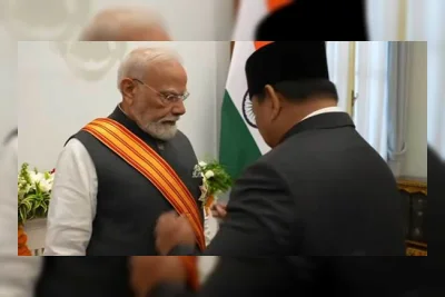 PM Modi Terima Penghargaan Sipil Tertinggi Indonesia, Bintang Adipurna