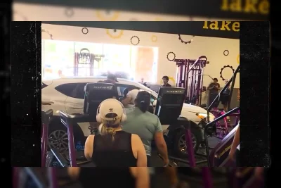 Mobil Tabrak Planet Fitness di California, Sopir Alami Darurat Medis