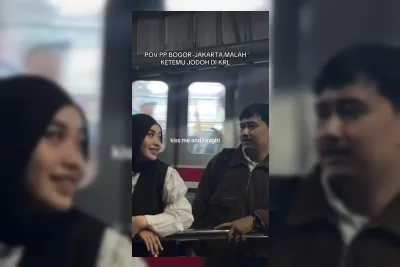 Viral Kisah Wanita Temukan Jodoh di KRL, Berawal dari Pandangan Pertama