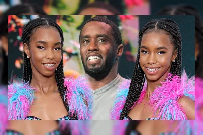 Diddy Bangga dengan Putri Kembarnya yang Luncurkan Merek Streetwear Baru