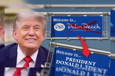 Bandara Palm Beach International Resmi Berganti Nama Menjadi President Donald J. Trump International Airport